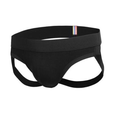 Imagem de Cueca Jockstrap com Laterais Slip - Beebas, Preto, G