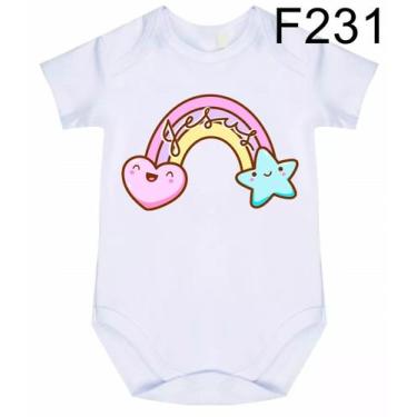 Imagem de Body Bebê Frases Jesus F231 - Meu Bebê, Branco, GG