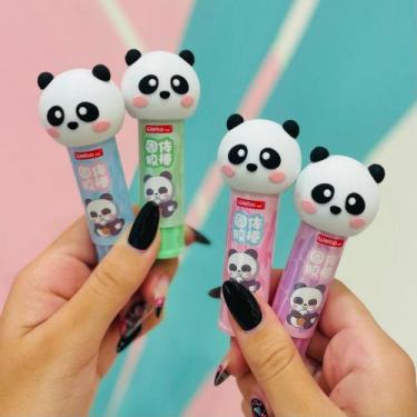 Imagem de Kit 3 colas bastao gatinho/panda papelaria fofa - filo modas, variadas