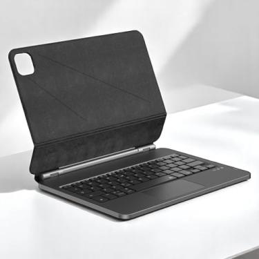 Imagem de WIWU Magic MK-033 Case Teclado para iPad 10.9" (10ª Geração) – Capa Magnética Protetora, Ângulos Ajustáveis, Teclas Confortáveis, Design Moderno Premium Preto para Trabalho e Estudo