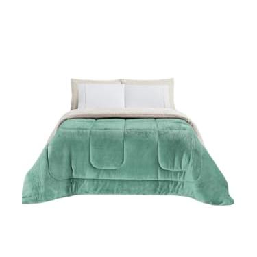 Imagem de Cobertor Coberdrom Dupla Face Sherpa e Flannel – Ultra Macio, Térmico, Luxuoso – Casal Ideal para Inverno