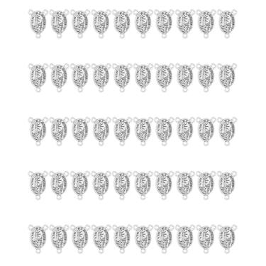 Imagem de Diyalo 3-Hole Holy Ave Maria/Miraculous Medal/Our Lady of Aparecida/Saint Bernadette of Lourdes Rosary Chaplet Connector DIY Jewelry Making Parts in Bulk (R-50pcs)