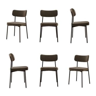 Imagem de Kit com 6 Cadeiras para Sala de Jantar Mona Yescasa