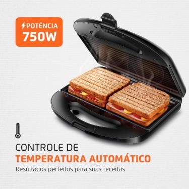 Imagem de Sanduicheira Mastergrill S20 Mondial Preta 220V
