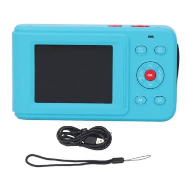 Imagem de Câmera digital 72mp 2.5k Vídeo Dual Câmera Compact 16x Câmera de selfie automática Zoom para reuniões de viagens Graduação (Azul)