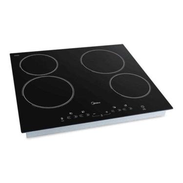 Imagem de Cooktop Elétrico Vitrocerâmico 4 Bocas 220v 59x52cm - Midea