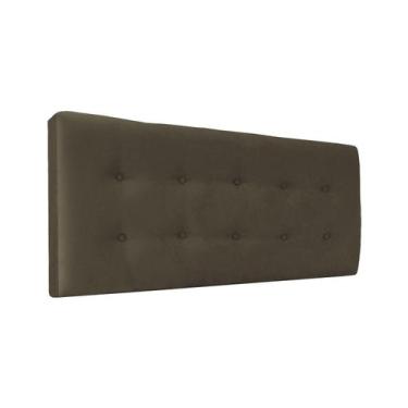 Imagem de Cabeceira De Cama Estofada Botonê Istambul Essencial Suede RBL, Queen 