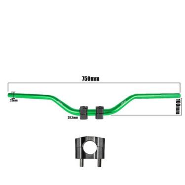 Imagem de Guidão Esportivo 28mm Twins - Off Racer, Verde