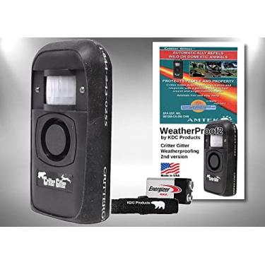 Imagem de Amtek Critter Gitter Bundle com pulseira KDC Critter Gitter Weatherproof2 à prova de intempéries, bateria e alça imobilizadora