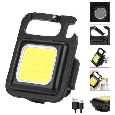 Imagem de Mini Lanterna Led Potente Recarregável Portátil Bolso Usb - MULTIUTILI