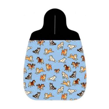 Imagem de Lixeira Lixinho Carro 1 Cachorros Fundo Azul - Polo Cat