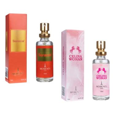 Imagem de Perfume de Bolsa ÁRABE Unisex BARACCAT CELINA 15ml Moments Paris Maravilhosa Fragrância Âmbar Floral Amadeirado para Noite e Dia Alta Fixação e Longa Duração Projeção Intenso Spray