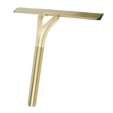 Imagem de Aramox 304 Aço Inoxidável, Limpador de Limpador de Banheiro de Silicone Com Alça, Lavador de Chuveiro Espelhado para Ladrilhos de Vidro da Janela, Cozinha de Porta de Carro, (Ouro)