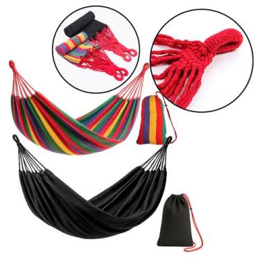 Imagem de Rede de Descanso 2,15m com Corda  Conforto para Varanda, Jardim ou Áre