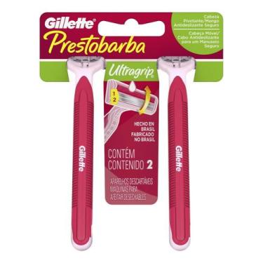 Imagem de Kit c/ 2 Barbeador Gillette Prestobarba UltraGrip