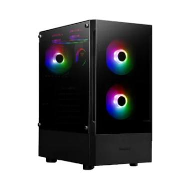 Imagem de Gabinete Gamer Gamdias Talos E3, Mid-tower, Vidro Temp, 3 Fans, Black - Talos E3