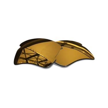 Imagem de SmartVLT Lentes de reposição masculinas bronze dourado para óculos de sol Oakley Flak 2.0 XL OO9188