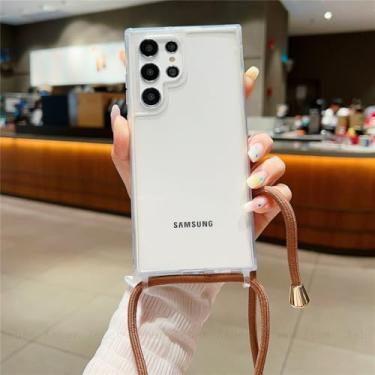 Imagem de Capa transparente para S24, tira transversal, colar, alça, capa transparente (para S24/4)