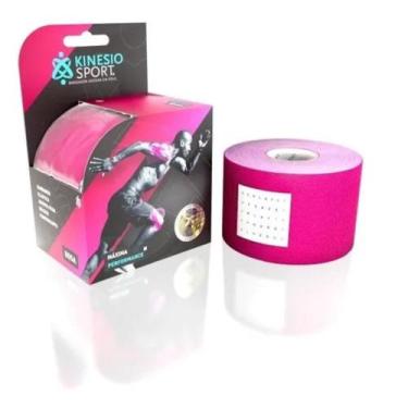 Imagem de Bandagem elástica adesiva kinesio 7,5cmx5m kinesio sport - rolo grande