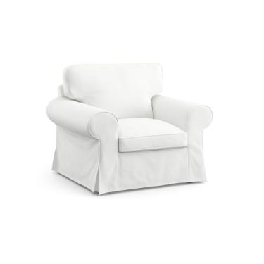 Imagem de MASTERS OF COVERS Uppland Capa de poltrona branca