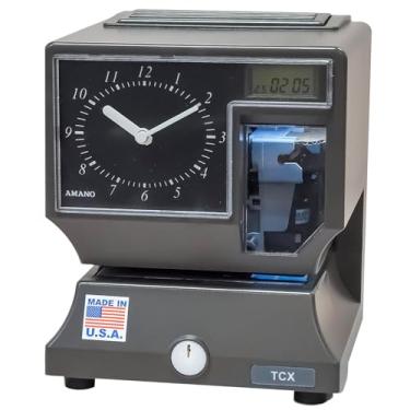 Imagem de AMANO Relógio de ponto confiável e fácil de usar e máquina de carimbo de tempo (TCX-21)