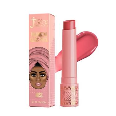 Imagem de Juvia's Place Bastões de brilho volumizante, rosa - Lábios brilhantes e luxuosos com hidratação Nourshing, volumoso, protetor labial volumoso, brilho labial hidratante
