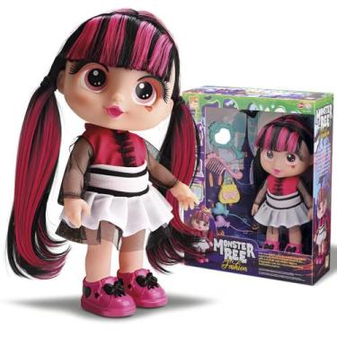 Imagem de Boneca Monster Bee Fashion Vampira Draculaura Com Acessórios - Bee Toy