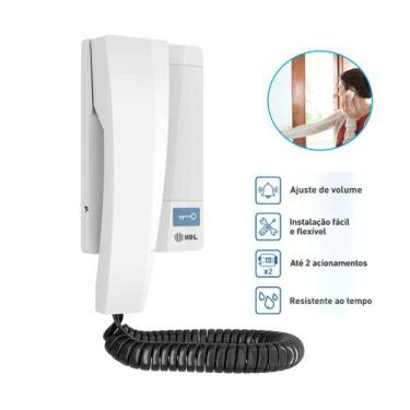 Imagem de Interfone Monofone Extensão AZ Advance Porteiro Eletronico F8S F8NTL F