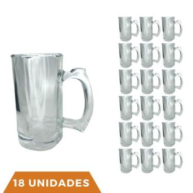 Imagem de 18 Caneca Cerveja e Chopp Restaurante Congelável 380ML - PRATICASA, 0 