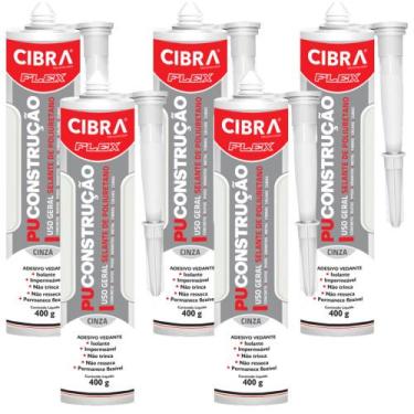 Imagem de Kit 5 Selantes PU 40 PU Construção Uso Geral Selante de Poliuretano Ad