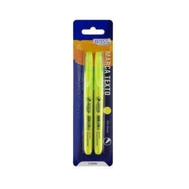 Imagem de Marca Texto Amarelo Fluorescente Chanfrado Brw 02U