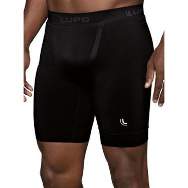 Imagem de Bermuda masculina térmica antiviral lupo 70050-002, Preto, GG