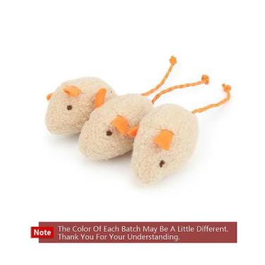 Imagem de Mouse de pelúcia Catnip interativo Cat Toy para gatinho - Gloome Store