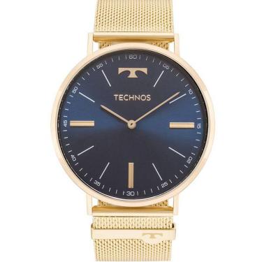 Imagem de Relógio technos adulto classic slim dourado 2025ltks/4a