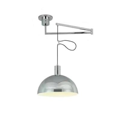 Imagem de Restaurante LED Luzes Pendentes, Moderno Minimalista Ilha de Cozinha Lustre Industrial Metal Dome Luz Pendente, Lustre Lâmpadas