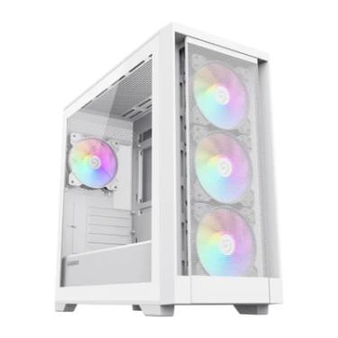 Imagem de Gabinete Gamer Gamemax Quest Mid Tower Usb Lateral Vidro Branco