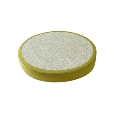 Imagem de pufe Almofada futon dupla face almofada de assento tatami varanda chão casa sentado meditação joelhos adorando buda(Green,45cm)