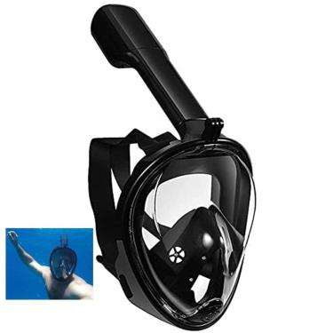 Imagem de Mascara de Mergulho Full Face Snorkel Nataçao Anti Embaçamento Lazer Diversao Suporte Camera Piscina Praia