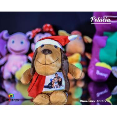 Imagem de Cachorro de pelúcia com gorro - Fabrika de Eventos