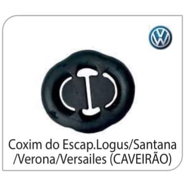 Imagem de Coxim escapamento caveirão logus/ santana/verona/versailes pacote com 