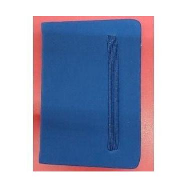 Imagem de Bloco Pautado P Emborrachado Tipo Caderneta 96 Folhas - oem, Azul-mari