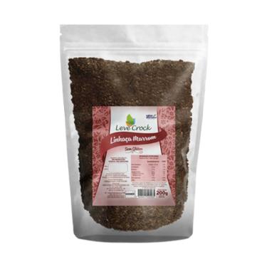 Imagem de Linhaça Marrom Sem Glúten Leve Crock 200g