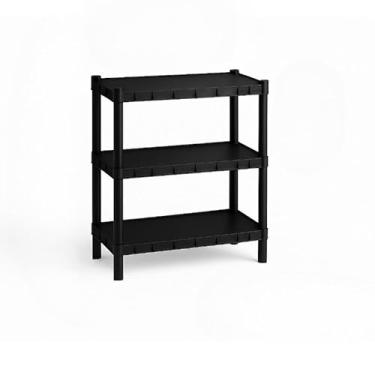 Imagem de Estante Com 5 Prateleiras | PláStico Modular Organizador | Multiuso Para Cozinha E Quarto | FáCil Limpeza(3 Prateleiras)