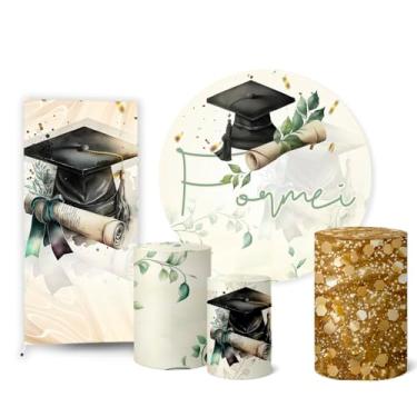 Imagem de Trio Capas Cilindro + Painel Sublimado + Painel Lateral Formatura (K2FOR0015)