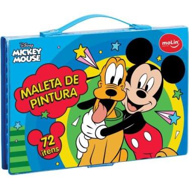 Imagem de Maleta para Pintura Mickey 72 ITENS (S) - Molin