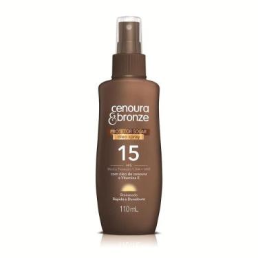 Imagem de Protetor Solar Cenoura e Bronze Óleo Spray FPS15 110ml