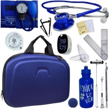 Imagem de Kit Fisioterapia Maleta Goniometro Martelo Buck Completo - Love Saude,