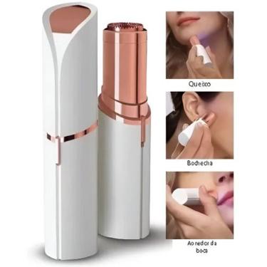 Imagem de Depilador Batom Portatil Facial Busto Rosto Axilas Indolor - Rhos