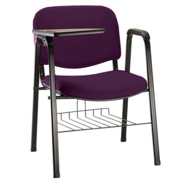 Imagem de Cadeira Escolar Universitária para Auditórios Linha Hotel Roxo