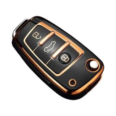 Imagem de Capa De Chave Flip TPU Para Audi A1 A3 A4 A5 A6 A7 Q3 Q5 Q7 Acessórios